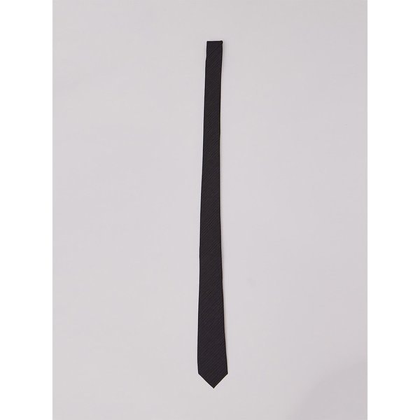 MAN ESSENTIAL WOOL TIE GRAY STRIPE