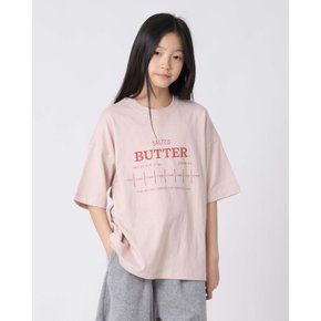그래픽 반팔 티셔츠 [핑크]