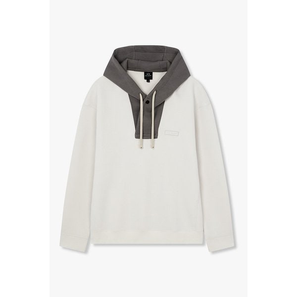 남성 콘트라스트 드로스트링 후디 A415331016000