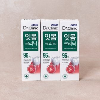 2080 닥터크리닉 잇몸 치약 120g*3입