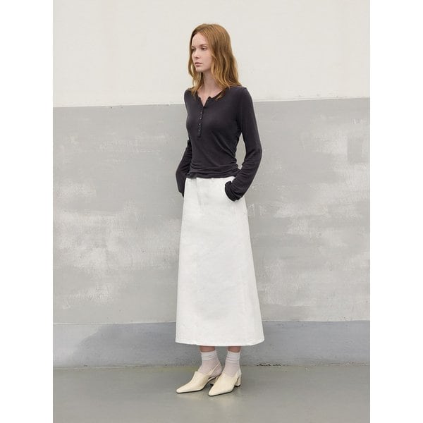 W1103 BASIC LONG SKIRT_WHITE