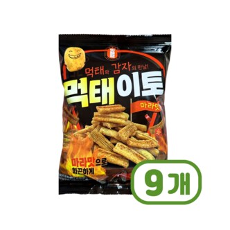  맛슐랭 먹태이토 마라맛 봉지스낵 70g x 9개