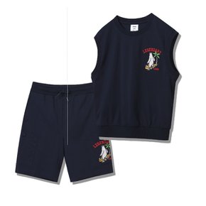 서핑베어 싱글 셋업 베스트 숖팬츠 KP2TPU923 KP2TSU623BK