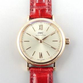 고이비토 중고명품 IWC 포르토피노 18K 금통 12P 다이아 여성시계  K0227IWC