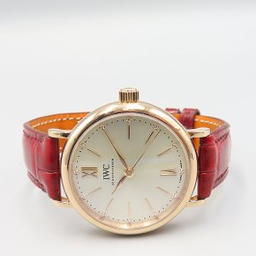 고이비토 중고명품 IWC 포르토피노 18K 금통 12P 다이아 여성시계  K0227IWC