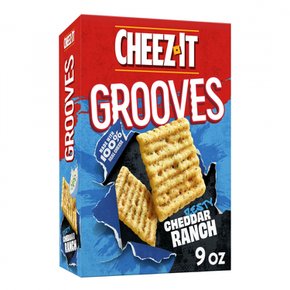 Cheez-It치즈잇  치즈잇  Grooves  치즈  크래커  제스티  체다  랜치  255.1g