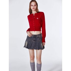 Embroidery Cardigan (RED)