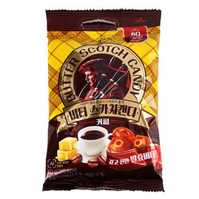 롯데 버터 스카치캔디 커피 60g