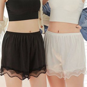 롱레이스 쿨링 3부 속바지 잠옷 반바지 여름 이너웨어 2026