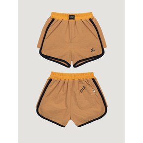 [26SS] 에어리 시어서커 돌핀 쇼츠 (머스터드)