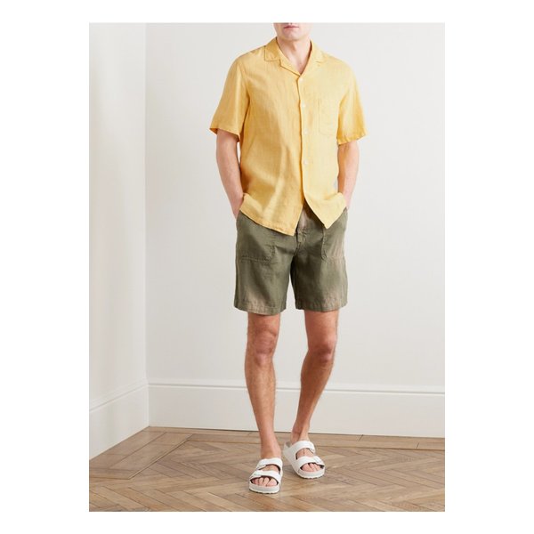 포르투기스 플란넬 캠프 칼라 리넨 셔츠 1647597308267699