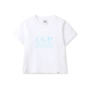 [CGP] (우먼) 스퀘어 로고 반소매 티셔츠-민트 (CBFUWTS1010)
