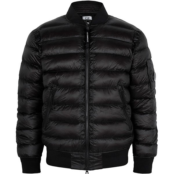 [부산점] 씨피컴퍼니 25FW 블랙 DD 쉘 봄버 덕 다운 자켓 19CMOW001A 110416A 999