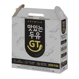 남양 맛있는 두유 GT 고칼슘 검은콩·깨(190ml16개입) 3040ml