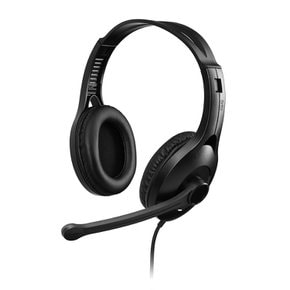 K820 가벼운 어학용 게이밍 USB 헤드셋 인터넷강의 컴퓨터 PC헤드셋 마이크