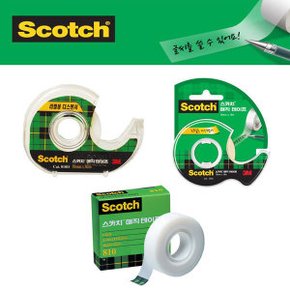 3m 스카치 매직 테이프 12/18mm 리필 디스펜서 필기