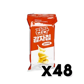  판판 감자칩 오리지널 스낵과자 35g x 48개