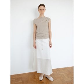 TIR DITSY FLORAL SEMI A-LINE SKIRT_2COLORS