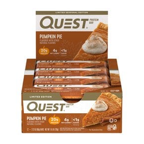 Quest®퀘스트® 프로틴 바 - 펌킨 파이 (12바)