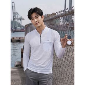 남성 에어위시 냉감 집업 썸머 아웃도어 트레킹 긴팔 티셔츠 M7ST66 _P429640331