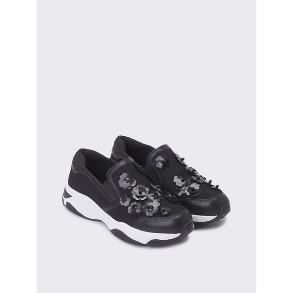 Fleur24 mesh sneakers(black)_DG4DS24014BLK