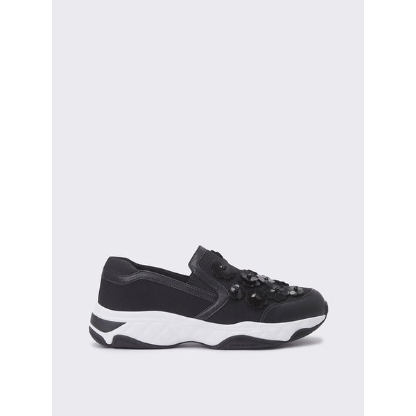 Fleur24 mesh sneakers(black)_DG4DS24014BLK