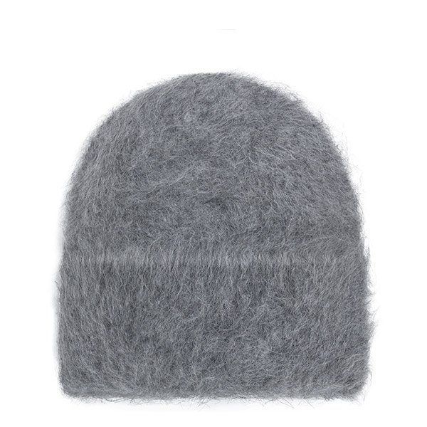 [부산점] 25FW 그레이 멜란지 알파카 니트 비니 244 WSH1524 YA0106 074