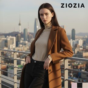 [ZIOZIA W] 여성 울 블랜드 하이넥 티셔츠 (AFD4TU1101)