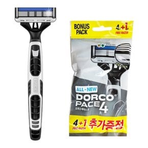 페이스4 4중날 일회용 면도기 한패키지(5입)x1개