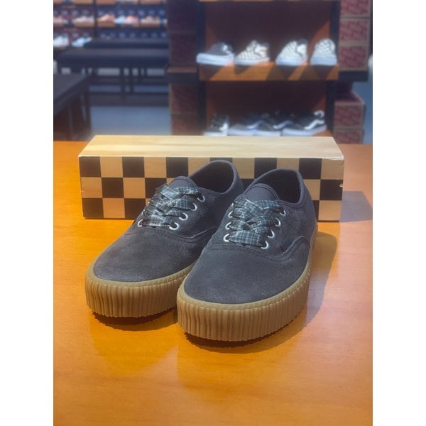 [여주점] (남여공용) 스니커즈 어센틱 크리퍼 그린지 (블랙) (VN000D6VEMV)