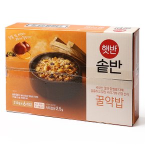 햇반 솥반 꿀약밥 210g x 6개 / 영양밥 / 솥밥 / 코스트코