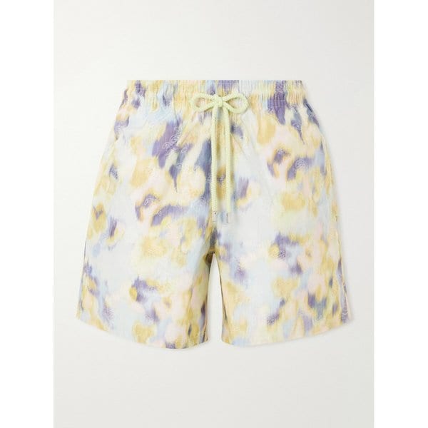 빌보콰 무피아 스트레이트 레그 미드 렝스 프린트 스윔 쇼츠 46376663163072987