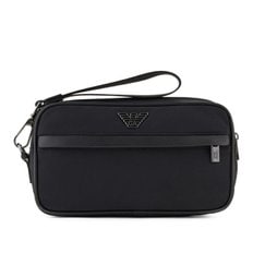 [해외배송] 엠포리오아르마니 S 뷰티 파우치 Y4R581 Y217J 095 80001 C DARK GREEN BLACK