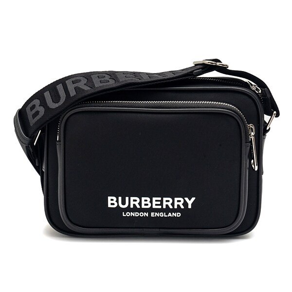 라프리마 버버리 로고 프린트 나일론 크로스바디 백 8049094