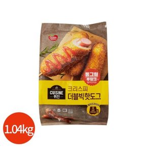 동원 퀴진 크리스피 더블 빅 핫도그 1.04kg