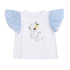 WH 블루체크 TS(Q23DBT020)