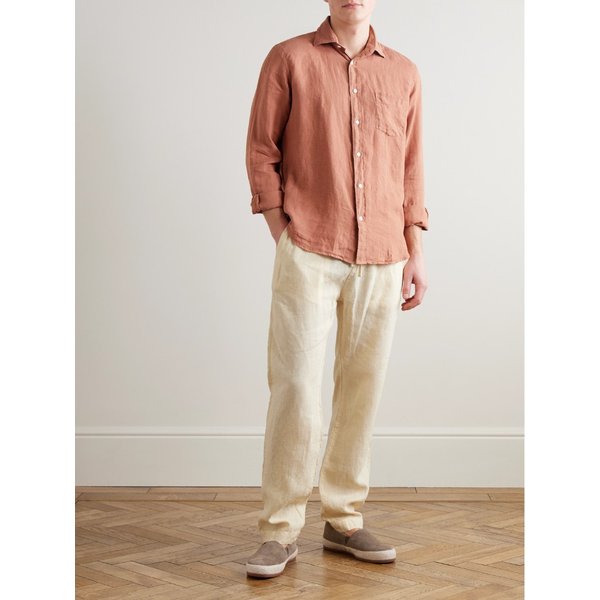 하트퍼드 조기 스트레이트 린넨 드로우스트링 팬츠 46376663163009528