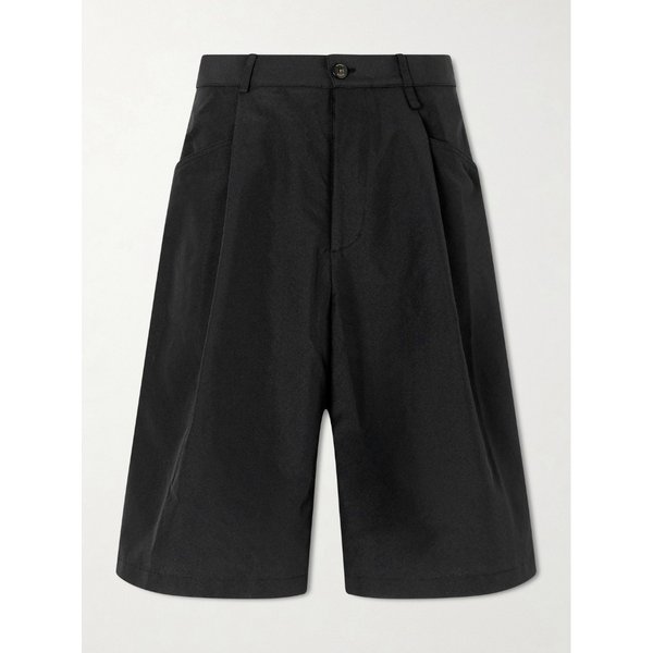 윌리 차바리아 칠랑고 스트레이트 레그 플리츠 우븐 버뮤다 쇼츠 46376663162997082