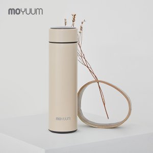 모윰 보온보냉 텀블러 LED 온도표시 스마트 분유보온병 500ml