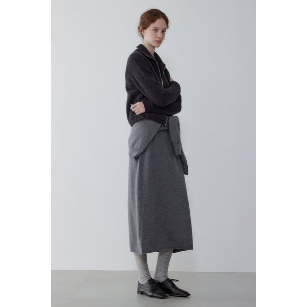 하이넥 집업 니트 아우터 IA15446040169