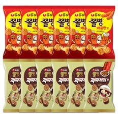  농심 쫄병스낵 매콤한맛 82gX6개+짜파게티맛 77gX6개 총12개
