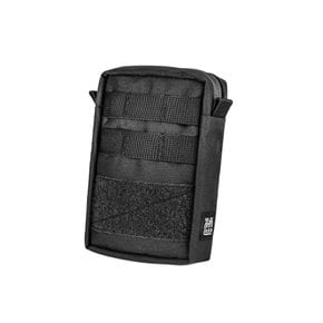 우탄크래프트 파우치 Armor 06 Zipper Pouch L, Canvas, Black