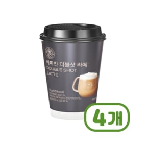 커피빈 더블샷라떼 즉석원컵 17g x 4개