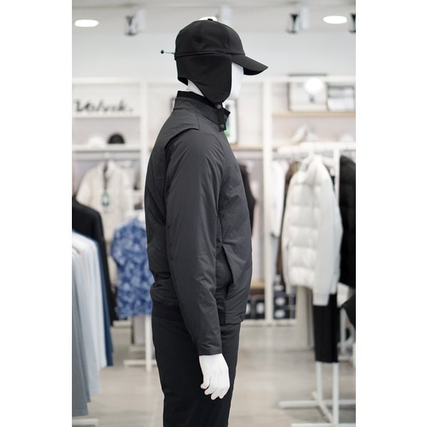 [여주점] 골프웨어 남성 골프 로고 제직 튜브 구스 다운 스윙 점퍼 WOA03