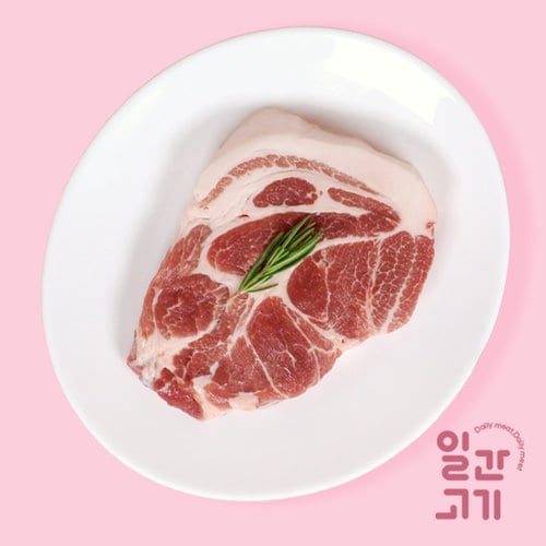 [일간고기][냉장]무항생제 한돈 목살 구이용 500g