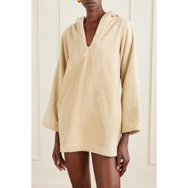 코튼 테리 후드 튜닉 46376663162982864