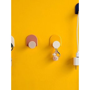 아치형 무타콩 벽걸이 부착 후크 고리 4종 세트