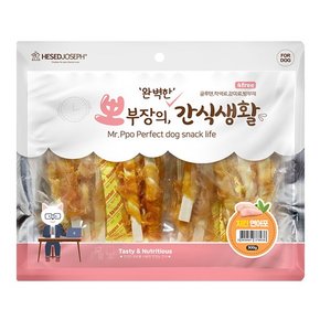 뽀부장 치킨연어포 300g  대용량 애견간식