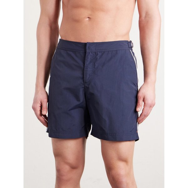 불독 스트레이트 레그 미드 렝스 파이프 스윔 쇼츠 46376663163008244