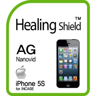 Healing Shield 힐링쉴드 아이폰5S 인케이스 AG Nanovid 지문방지 액정보호필름 2매(HS140320)